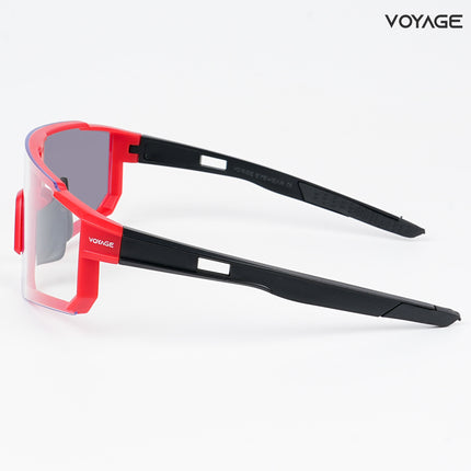Voayge Drift Photochromic Red Eyeglasses for Men & Women - MG5603-C3