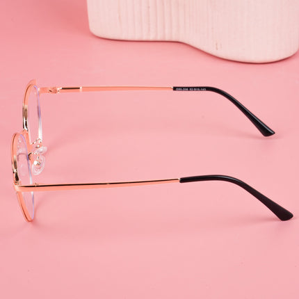 Voyage Glam Black & Golden Cateye Eyeglasses for Women - MG4428-C1