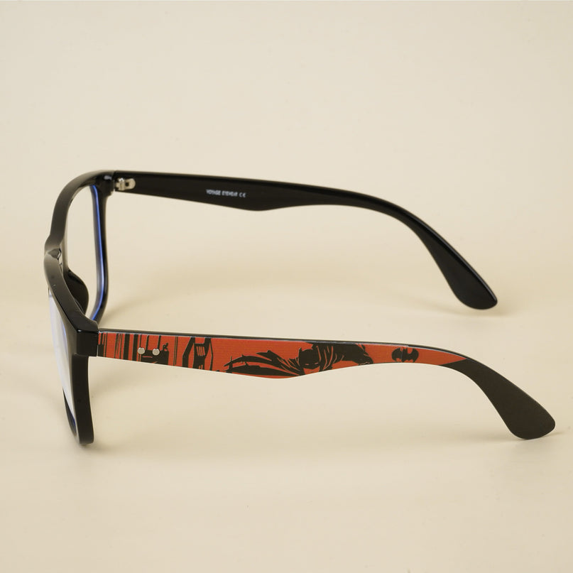 Voyage Shine Black Square Eyeglasses for Men & Women - MG4810