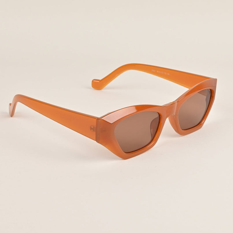 Voyage Brown Oval Sunglasses - MG3665