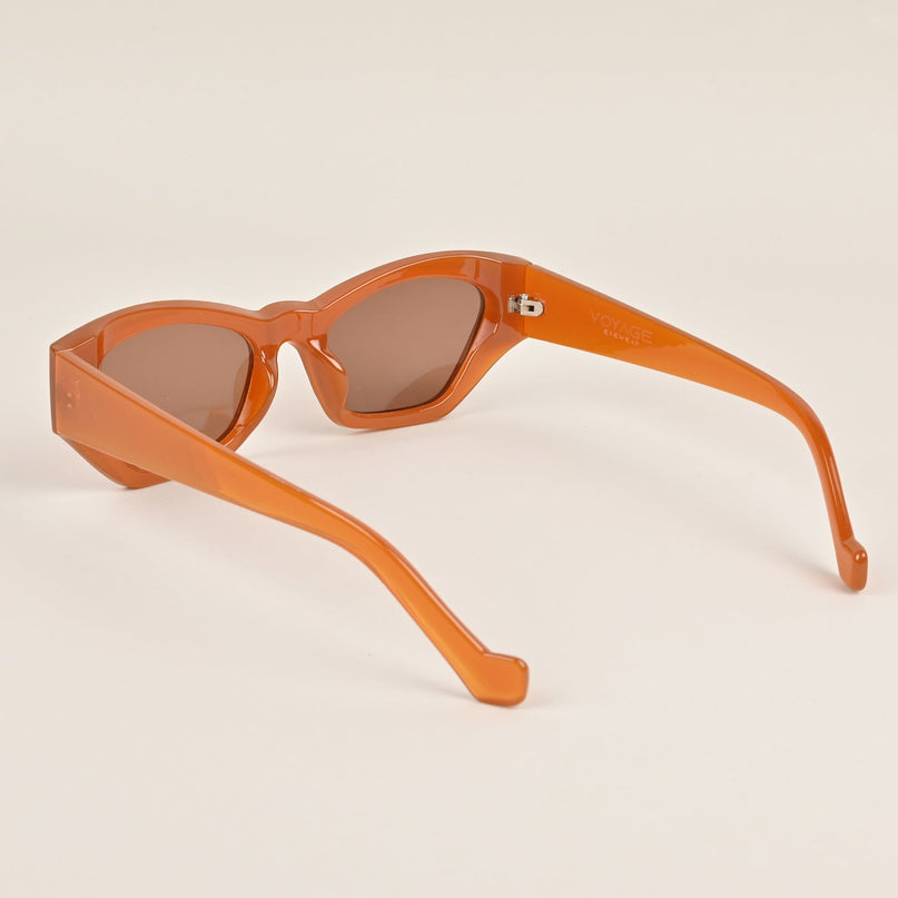 Voyage Brown Oval Sunglasses - MG3665