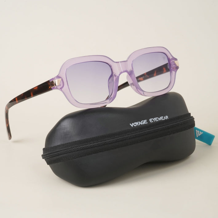 Voyage Purple Rectangle Sunglasses MG3661