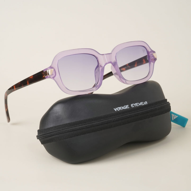 Voyage Purple Rectangle Sunglasses MG3661