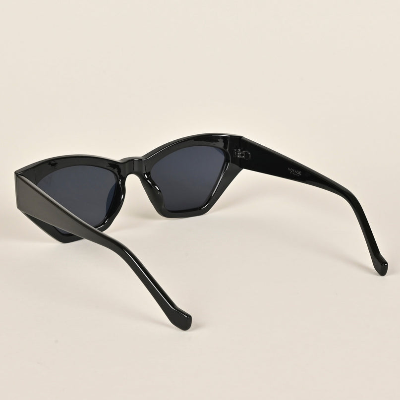 Voyage Black Diamond Cut Cateye Sunglasses - MG3638