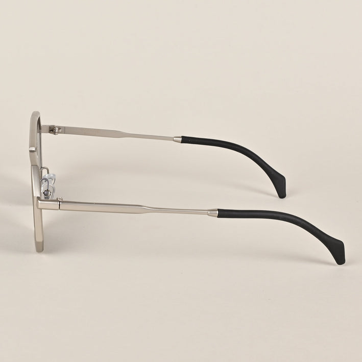 Voyage Retro Square Silver-Black Sunglasses - MG3618